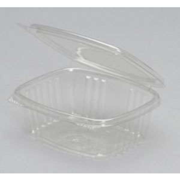 Genpak - Hinged Genpak 5.38"x4.5"x2.5" Clear Hinged Deli Container, PK200 AD12